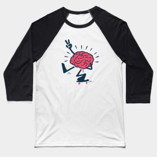 Peace brain Baseball T-Shirt